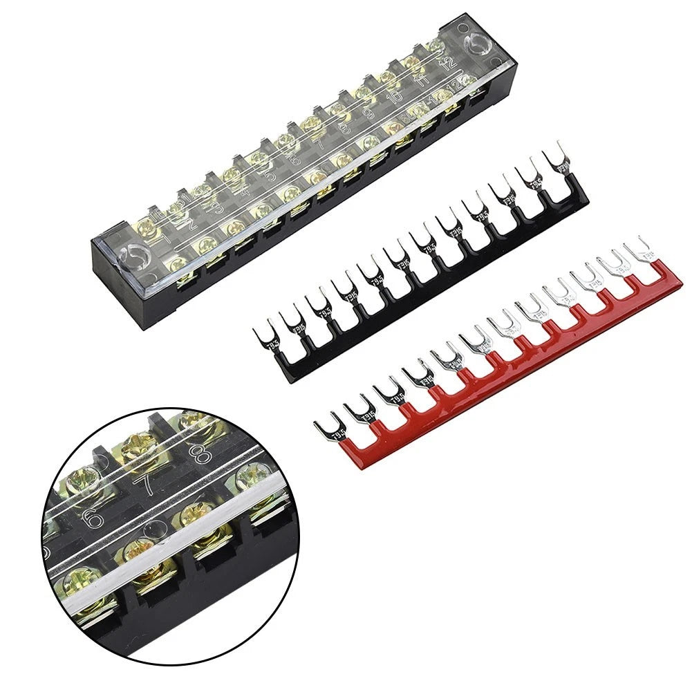 12 Positions Electric Barrier Terminal Block for Universal Applications
