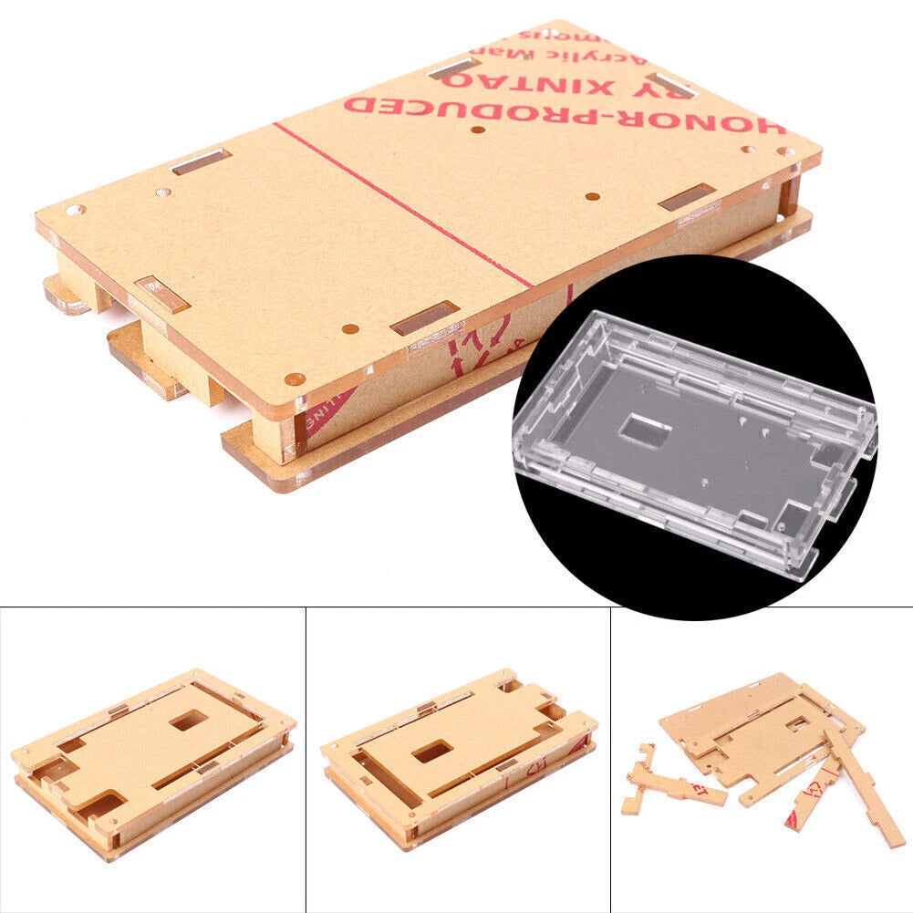Acrylic Box Kit for Arduino Mega 2560 R3 (2010–2023)