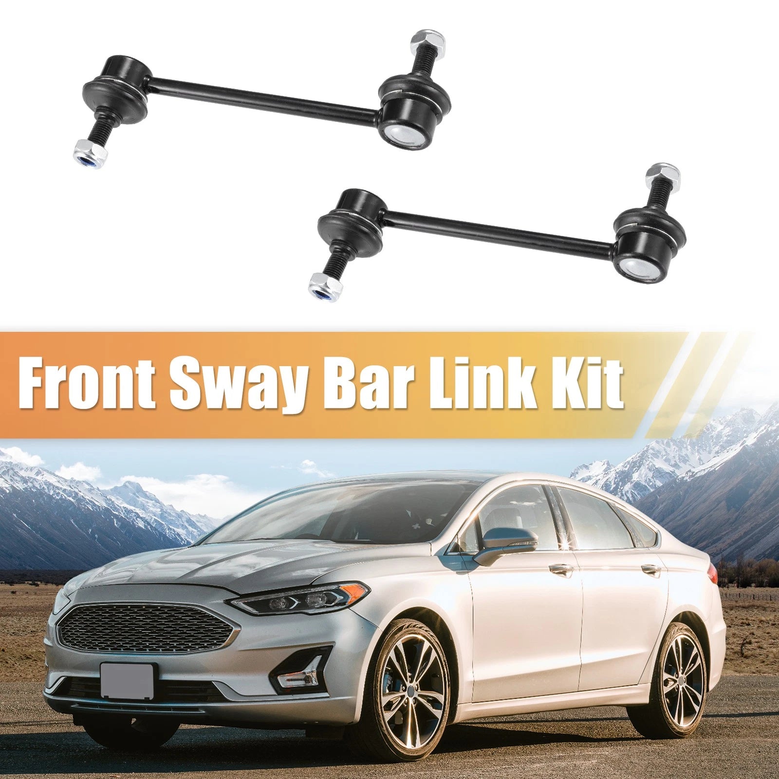 2pcs Front Stabilizer Sway Bar End Links Replacement for Ford Fusion (2011–2012)