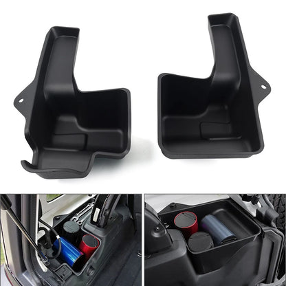2X Rear Trunk Cargo Storage Box Tray Organizer for Jeep Wrangler JL JLU JT