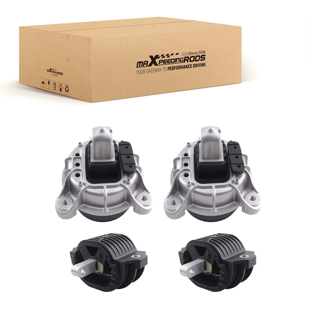4PCS Engine Motor & Trans Mount Set for BMW F10 528i (2010–2016)