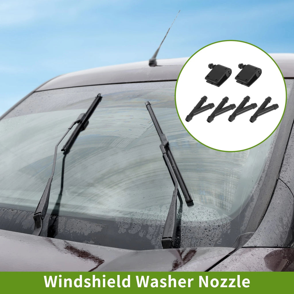 Windshield Washer Nozzle Replacement with Hose Connector for Mercedes-Benz (2000–2010)