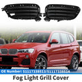 Front Bumper Fog Light Cover No 51117338513 for BMW X3 (2011–2017) Pair