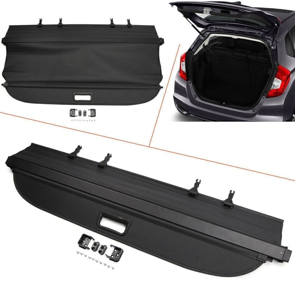 Black Boot Cover Roller Blind for Honda Fit/Jazz (2015–2018)