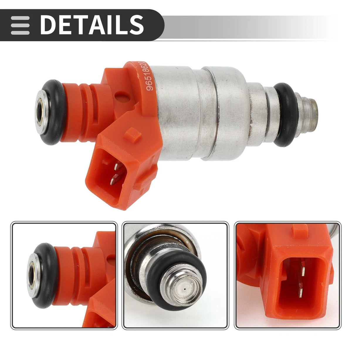 Fuel Injector No. 96518620 for Chevrolet Matiz (2005–2013) 1 Pc