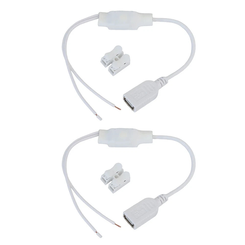 2X 5V 1A USB Adapter for Wireless Surveillance Camera (220V AC Input)