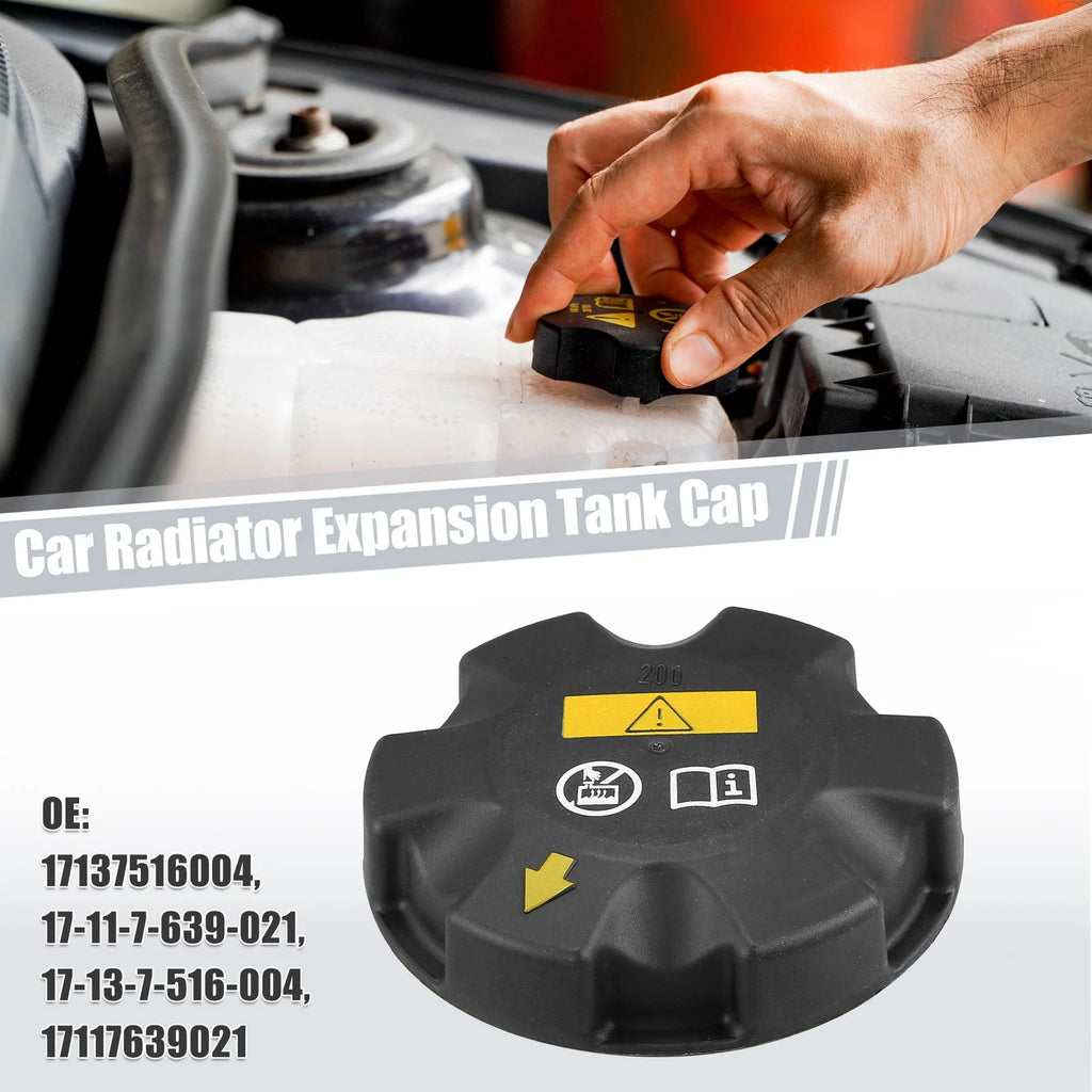 Coolant Reservoir Expansion Tank Cap Replacement for BMW E60 F10 X5 (2003–2013)