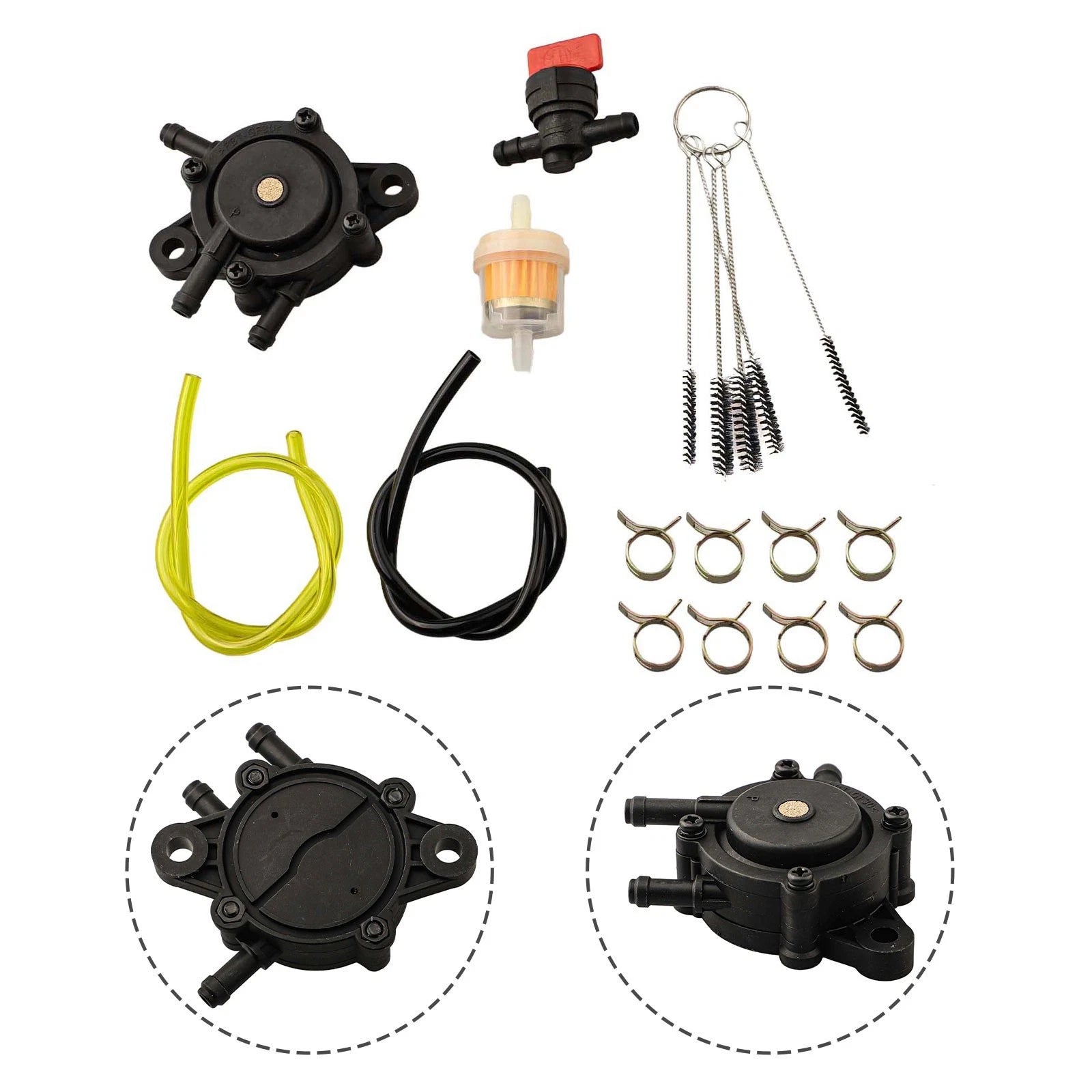 Fuel Pump Replacement Kit for Lawn Mower (Compatible Models)
