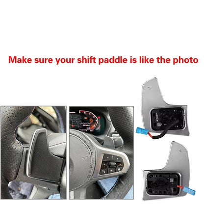 2X Steering Wheel Shift Paddle Extensions for BMW 1 2 3 4 5 6 7 Series X3 X4 X5 X6