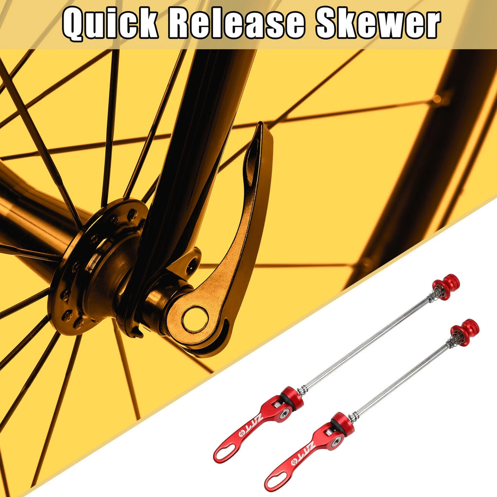 Quick Release Axles 2 Pack for MTB Bicycle Front Rear (150mm 190mm)