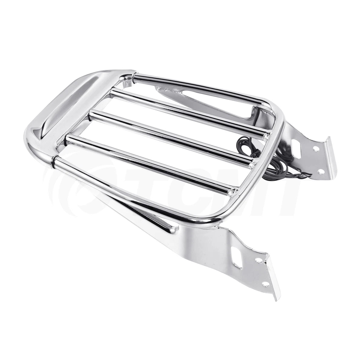 2X Luggage Rack with LED Tail Light for Harley FLST FLSTC FLSTNSE (2006–2017)