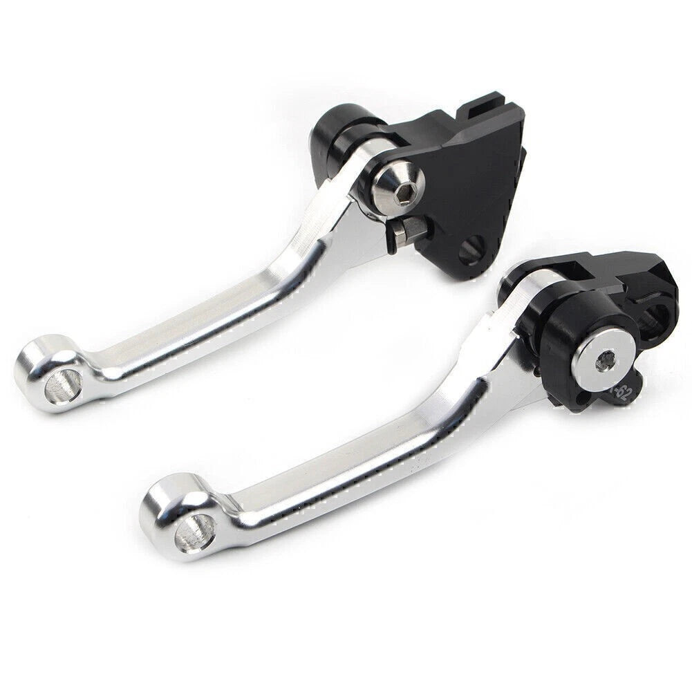 Pivot Brake Clutch Lever for Kawasaki KX450F (2006–2010, 2012) Silver