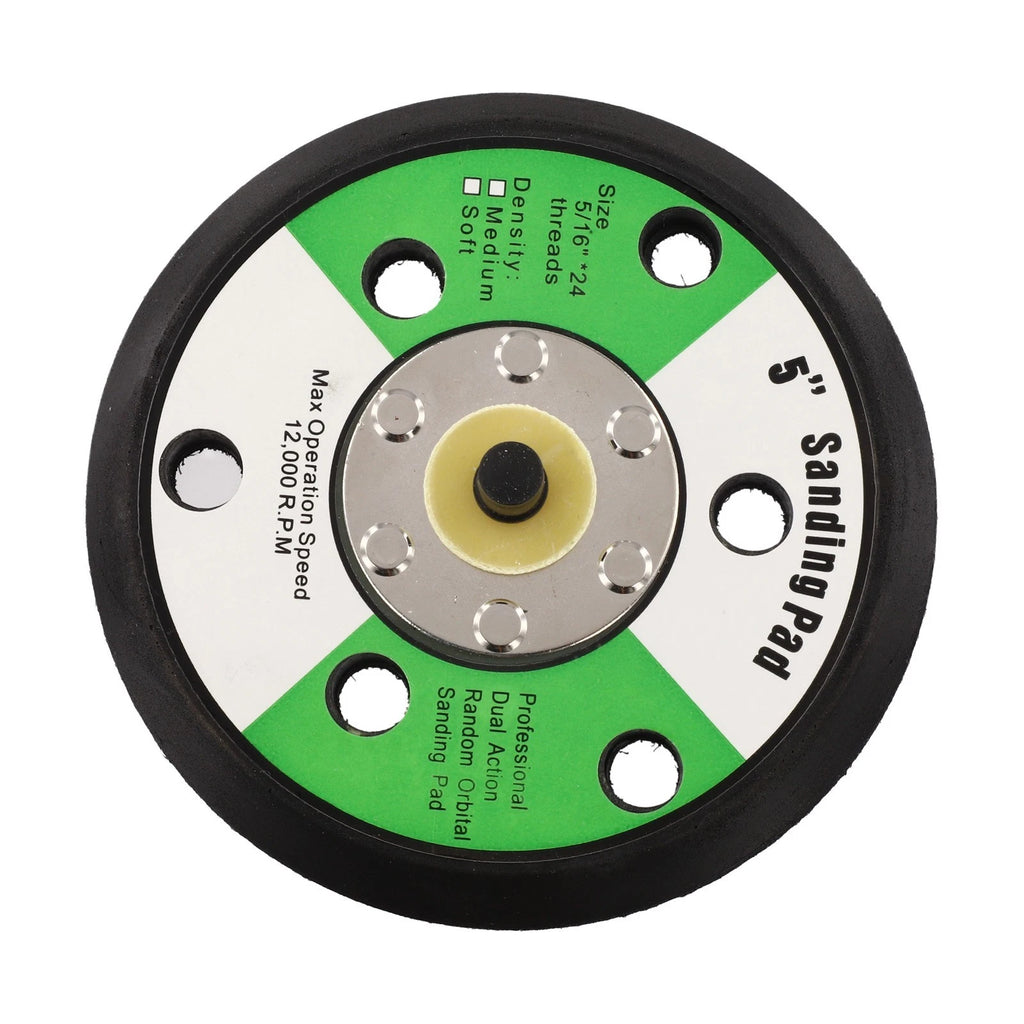 6-Hole Sander Backing Pad for 5in Sponge Sanding Discs (125mm)