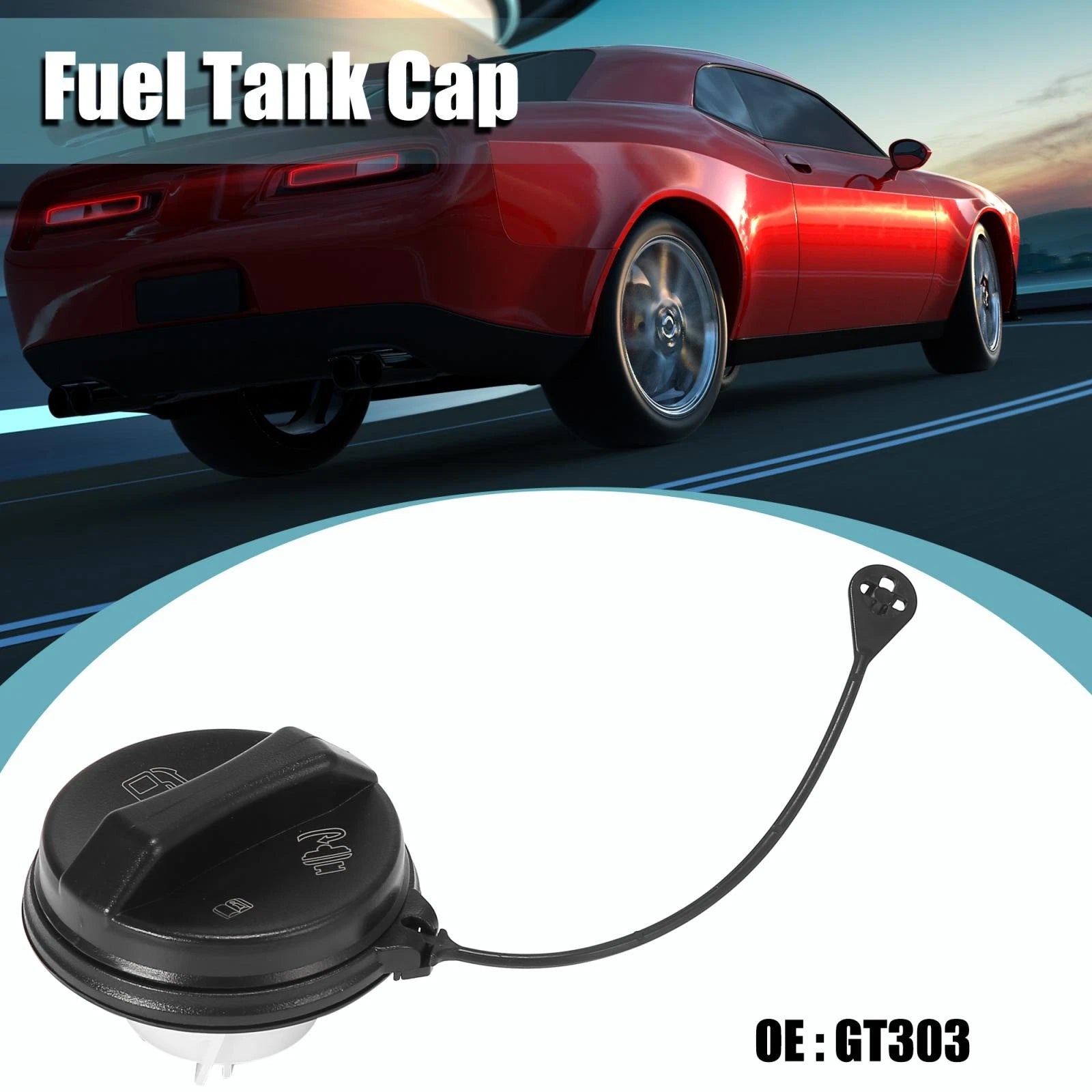 Fuel Tank Cap Cover Replacement for Chevrolet Corvette C6 (2006–2013)