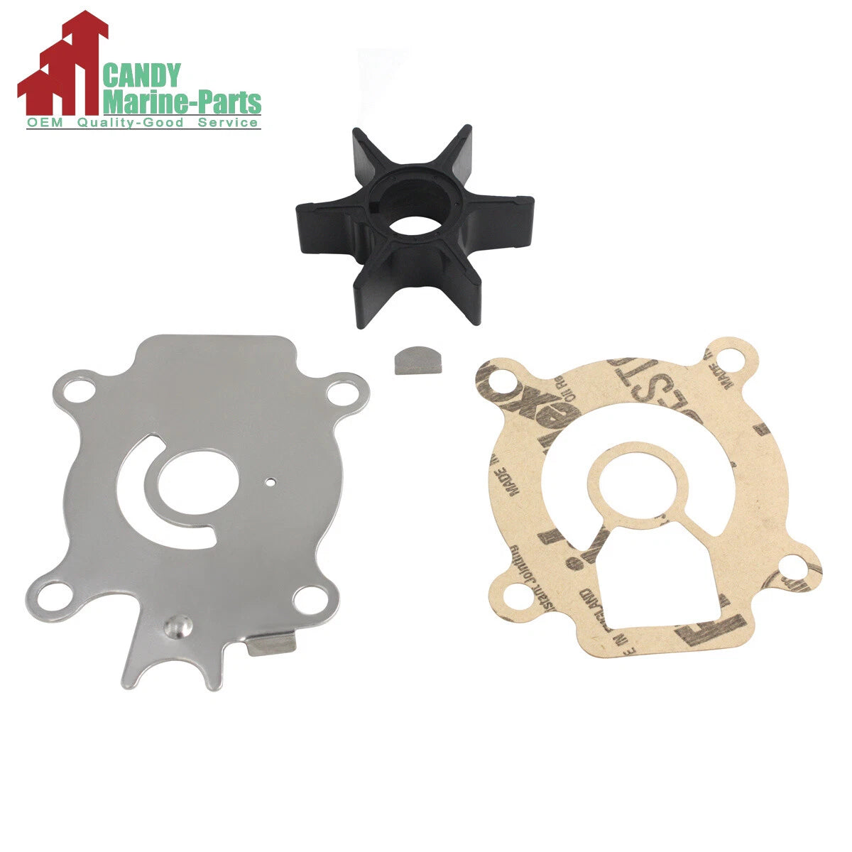 Water Pump Kit Impeller for Suzuki Outboard DT75 DT85 (1975–1985) 17400-95351 95350