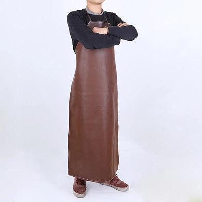 Leather Apron 116x78cm for Cooking - Waterproof, Oil Resistant