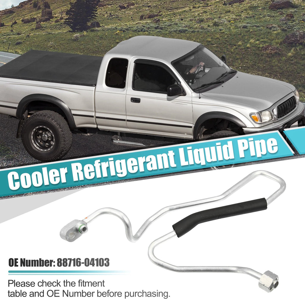 Pipe Cooler Liquid A/C Hose Replacement for Toyota Ruber Black (2007–2019)