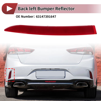 Rear Left Bumper Reflector No. 63147391647 for BMW 6 Series (2018–2022)