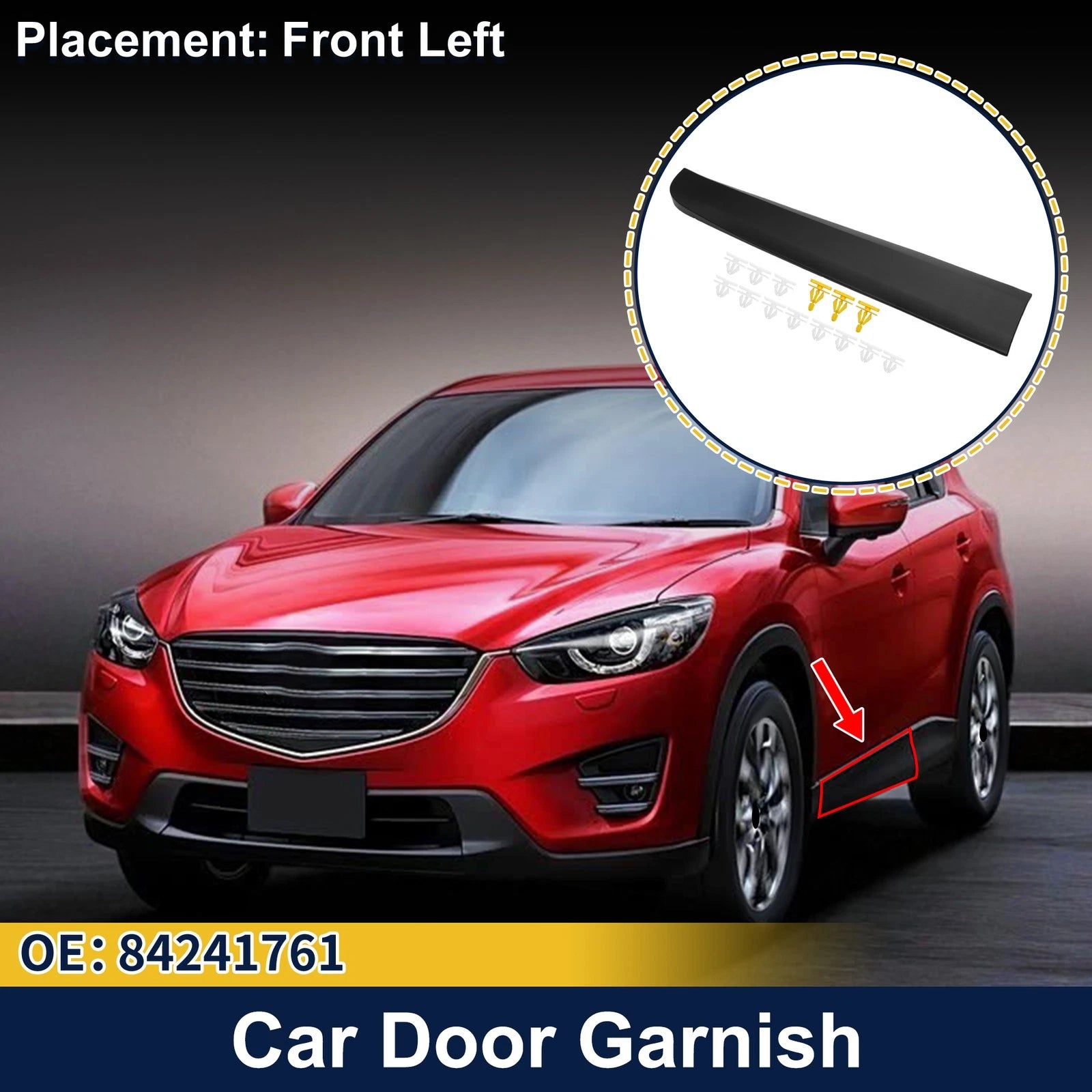 Door Side Lower Trim Garnish Replacement for Chevrolet Traverse (2018–2022)