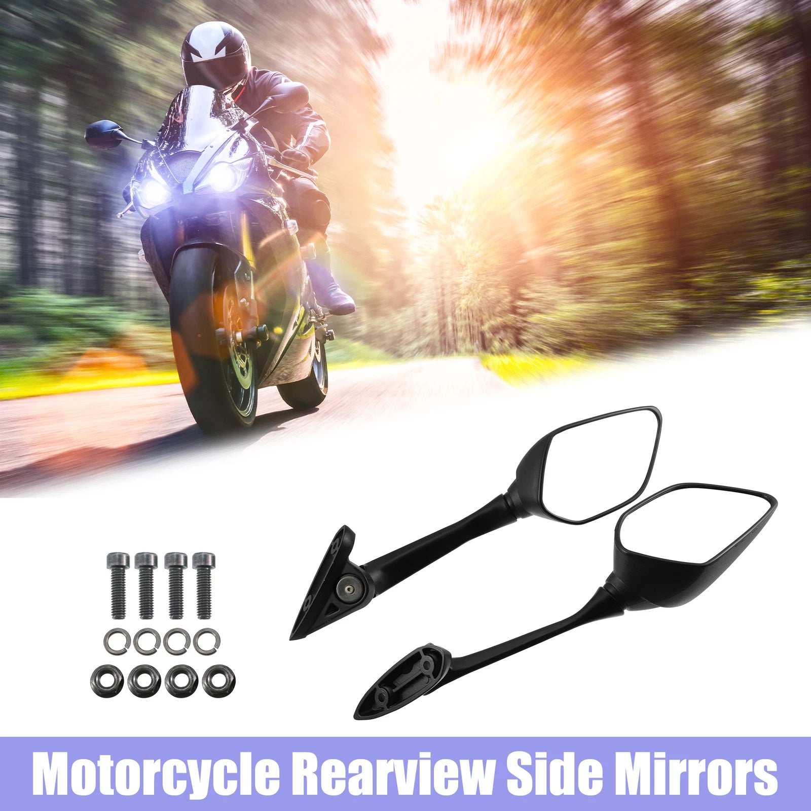 1 Pair Front Side Mirrors for