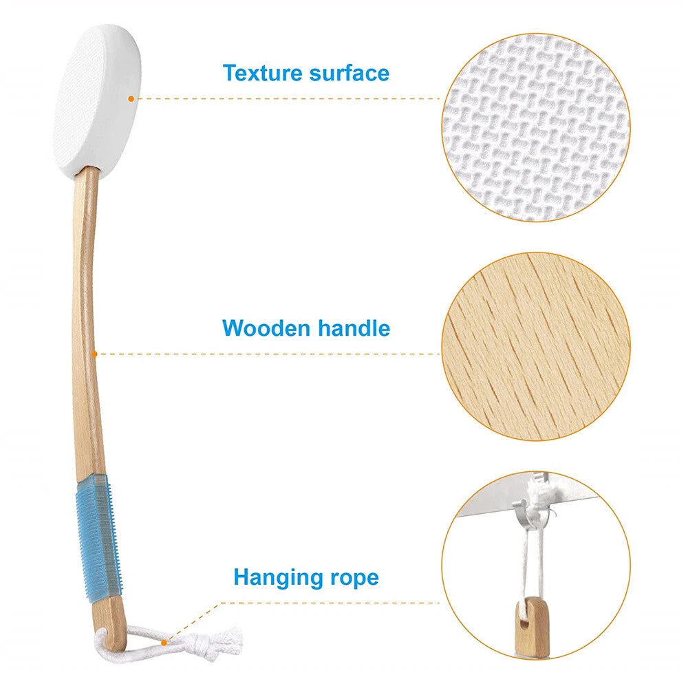 Cleaning Brush Set for Easy Reach Lotion Applicator