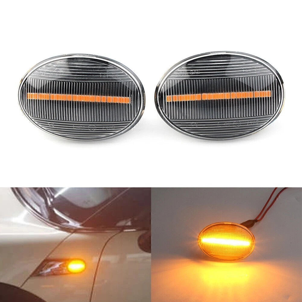 Clear LED Side Marker Signal Light for MINI Cooper R55 R56 R57 R58