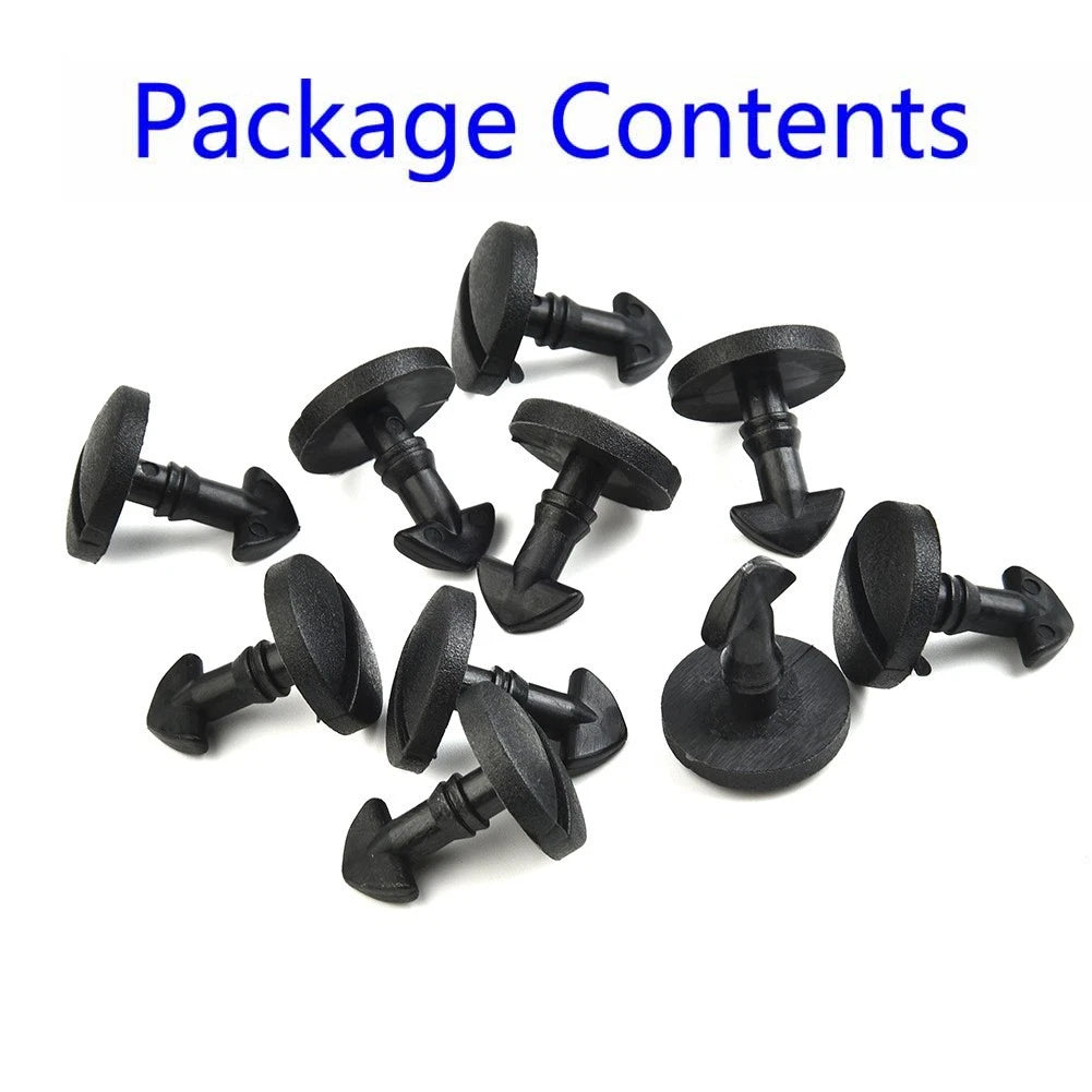 10PCS Bar Clips Black Bumper Trim for (2004–2013) DYR500010