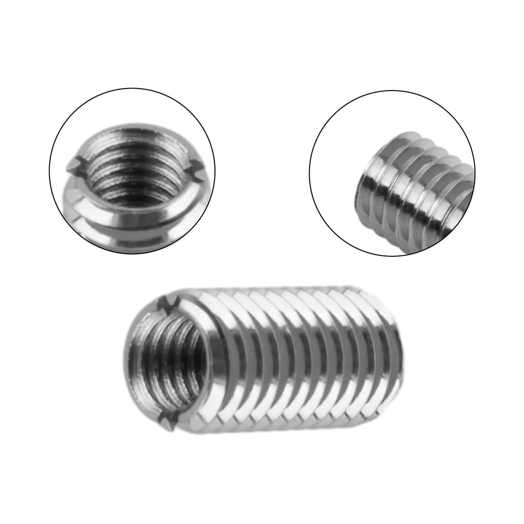 10pcs M6x1.0 Inner & M8x1.25 Outer Thread Inserts for Automotive Applications