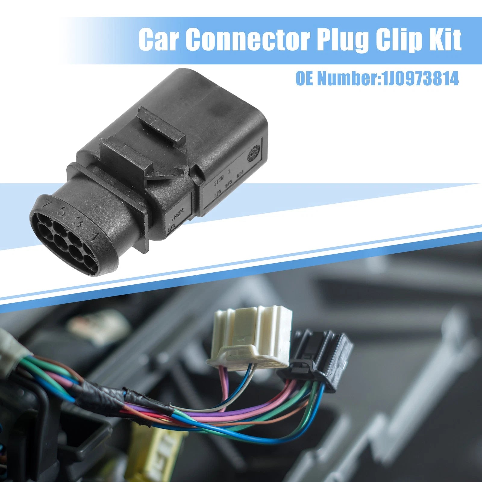 8 Pin Sealed Connector Plug Kit for VW Audi (2005–2018)