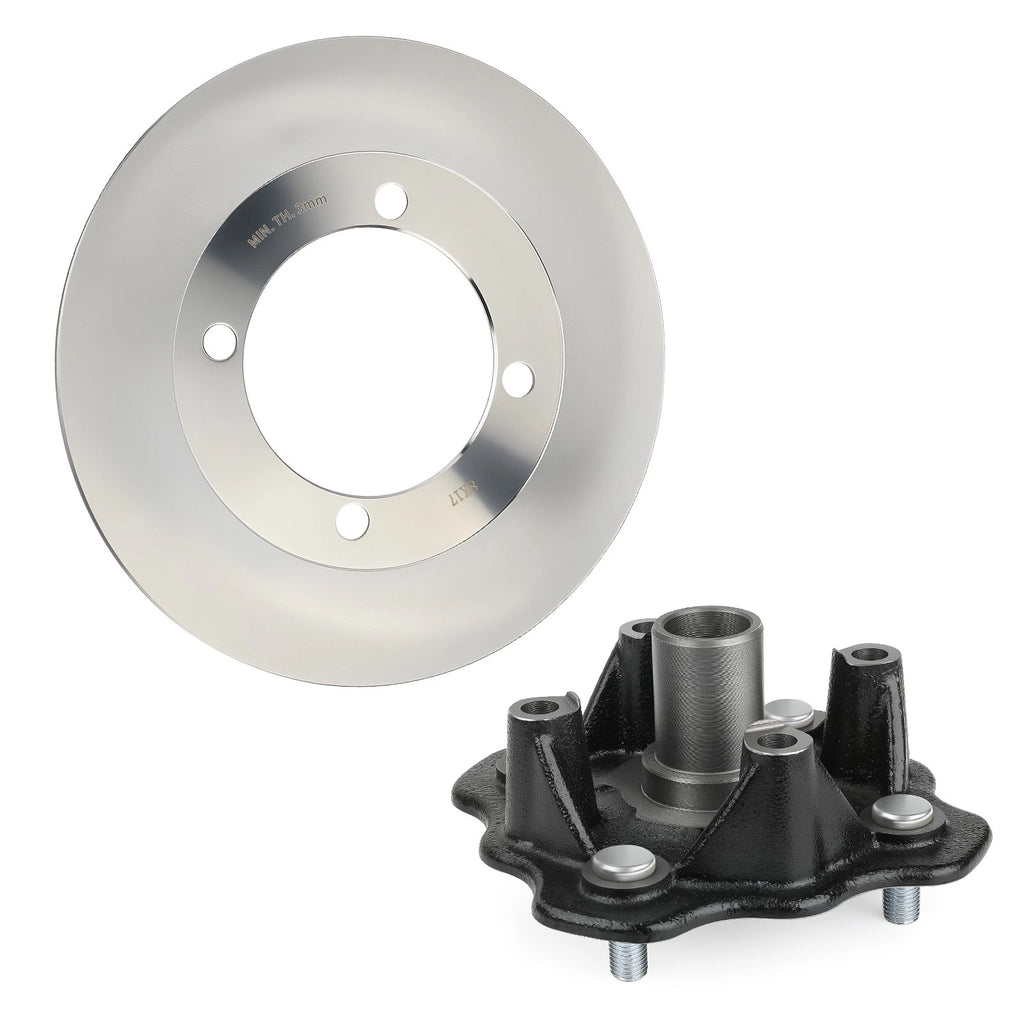 Front Wheel Hub & Brake Disc Rotor for Suzuki Vinson 500 4x4 (2002–2003)