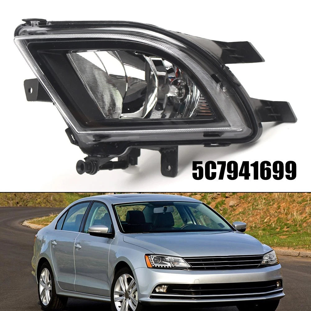 Left Front Bumper Fog Lamp for Jetta MK6 (2015–2018) Halogen 12V