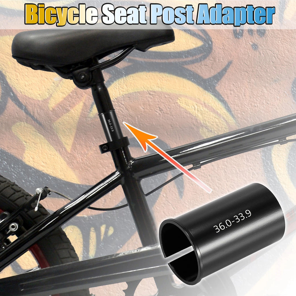 Bicycle Seat Post Adapter 33.9 to 36mm Universal for All Bikes (Universal)