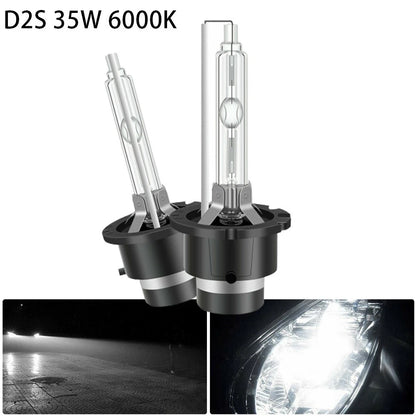 2X Xenon Headlight Bulb 6000K for