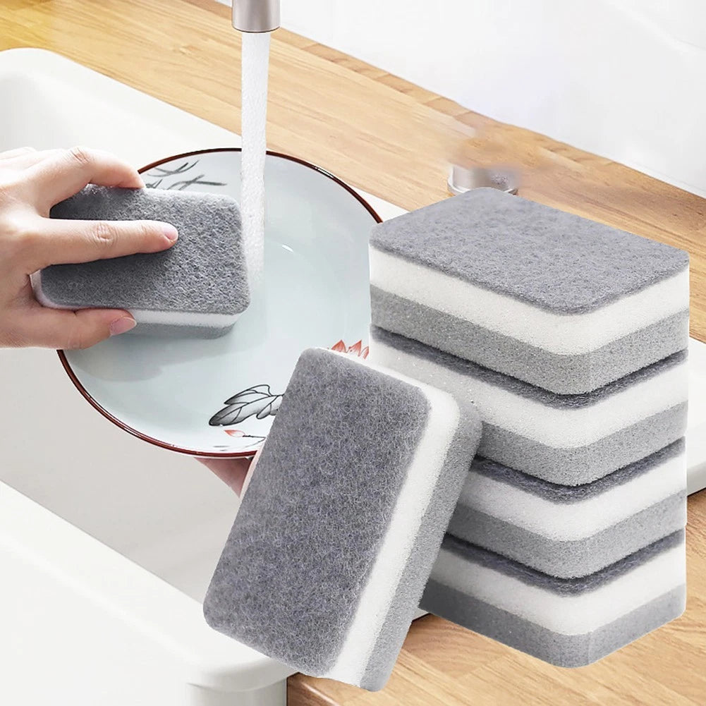 Dishwashing Sponge for Convenient Handling and Effective Cleaning Tool
