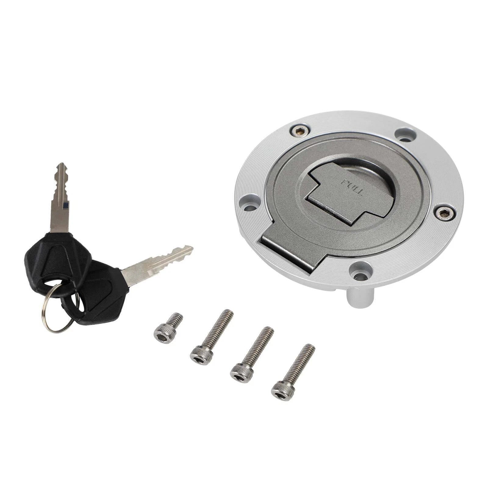 Fuel Gas Tank Cap w/Keys for Yamaha FZ1 FZ6 FZ8 YZF R1 R6 XJR1300 FJR1300 (2001–2020)