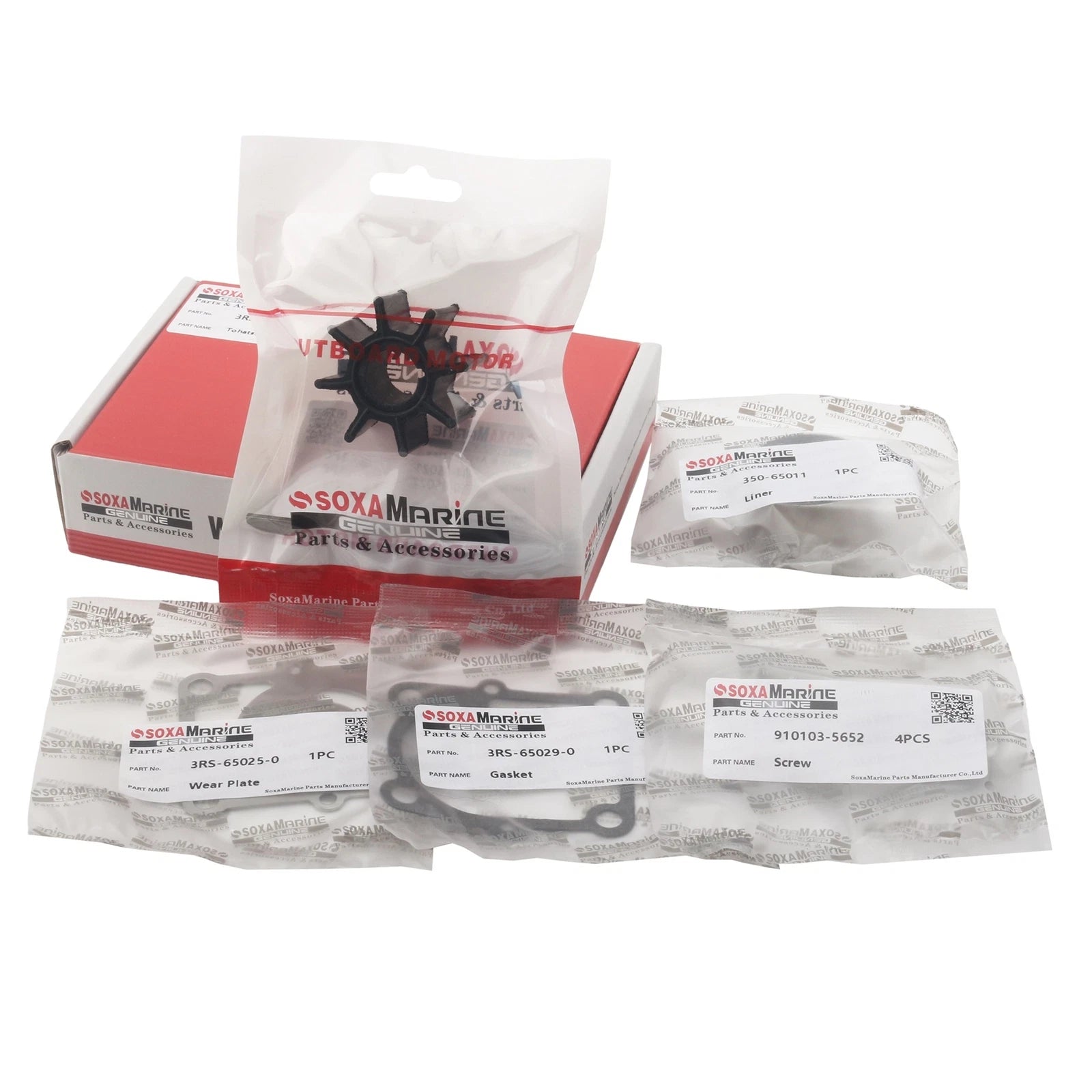 Water Pump Repair Service Kit for Nissan Tohatsu Outboard