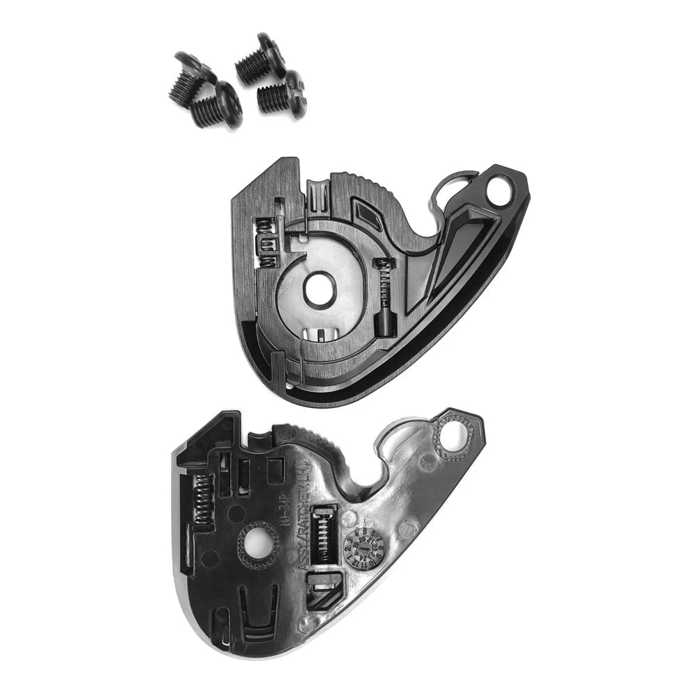 HJC C10 Helmet Pivot Ratchet Gear Plate Kit Black