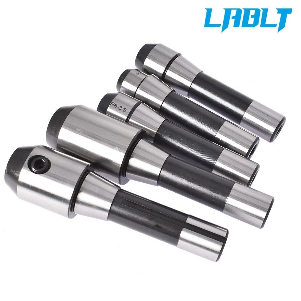 5Pcs End Mill Holder Adapter for R8 (1/4", 3/8", 1/2", 5/8", 3/4")