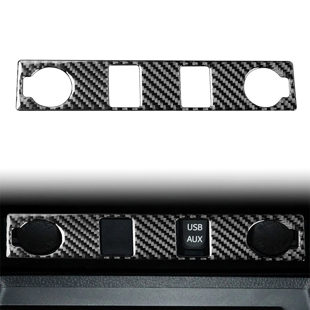 Carbon Effect Cigar Lighter Cover Strip for Toyota Tundra (2014–2021)