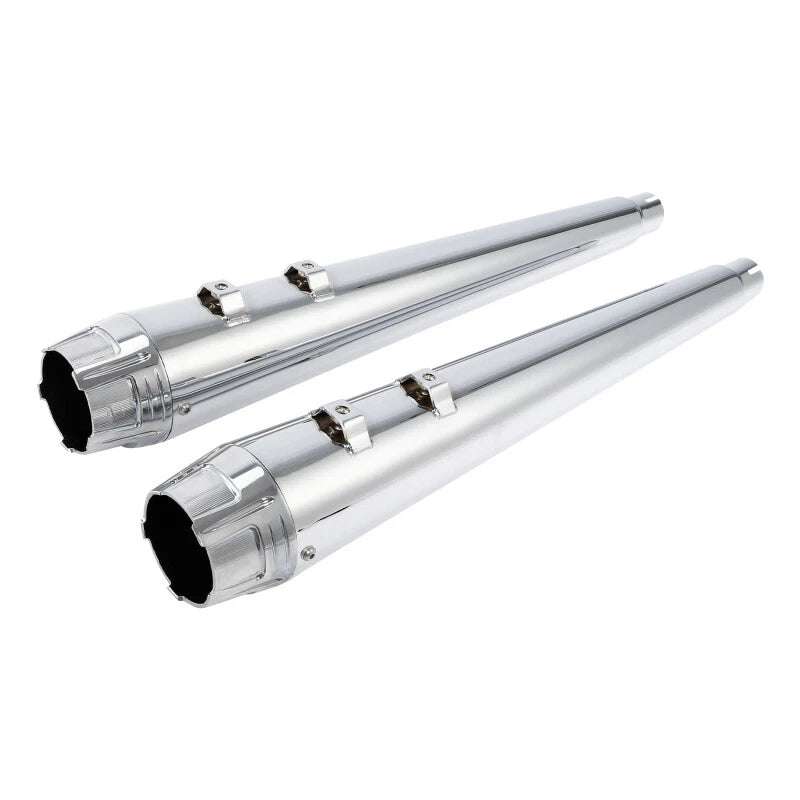 4" Slip-On Megaphone Mufflers for Harley Electra Road Glide (1995–2016)