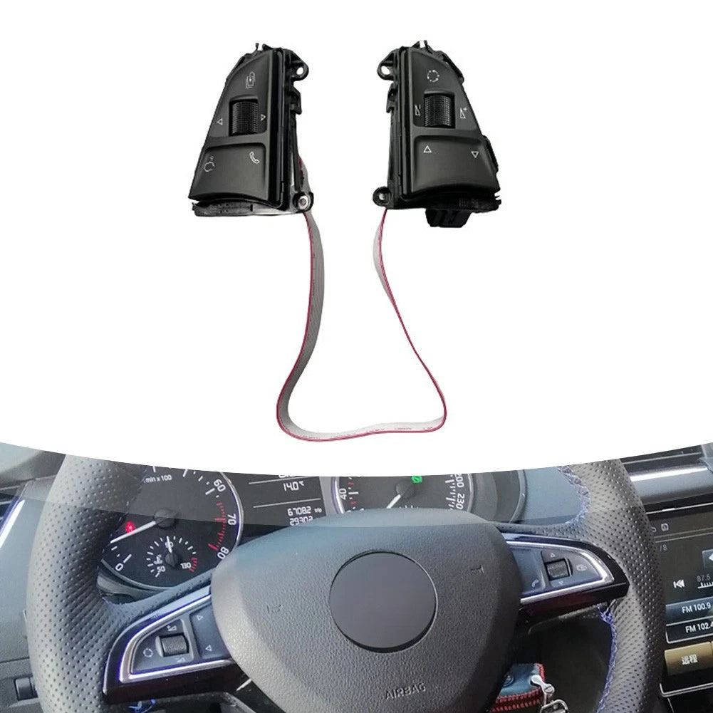 Cushioned Steering Wheel Multi Function Unit for Skoda 5L (2001–2010)