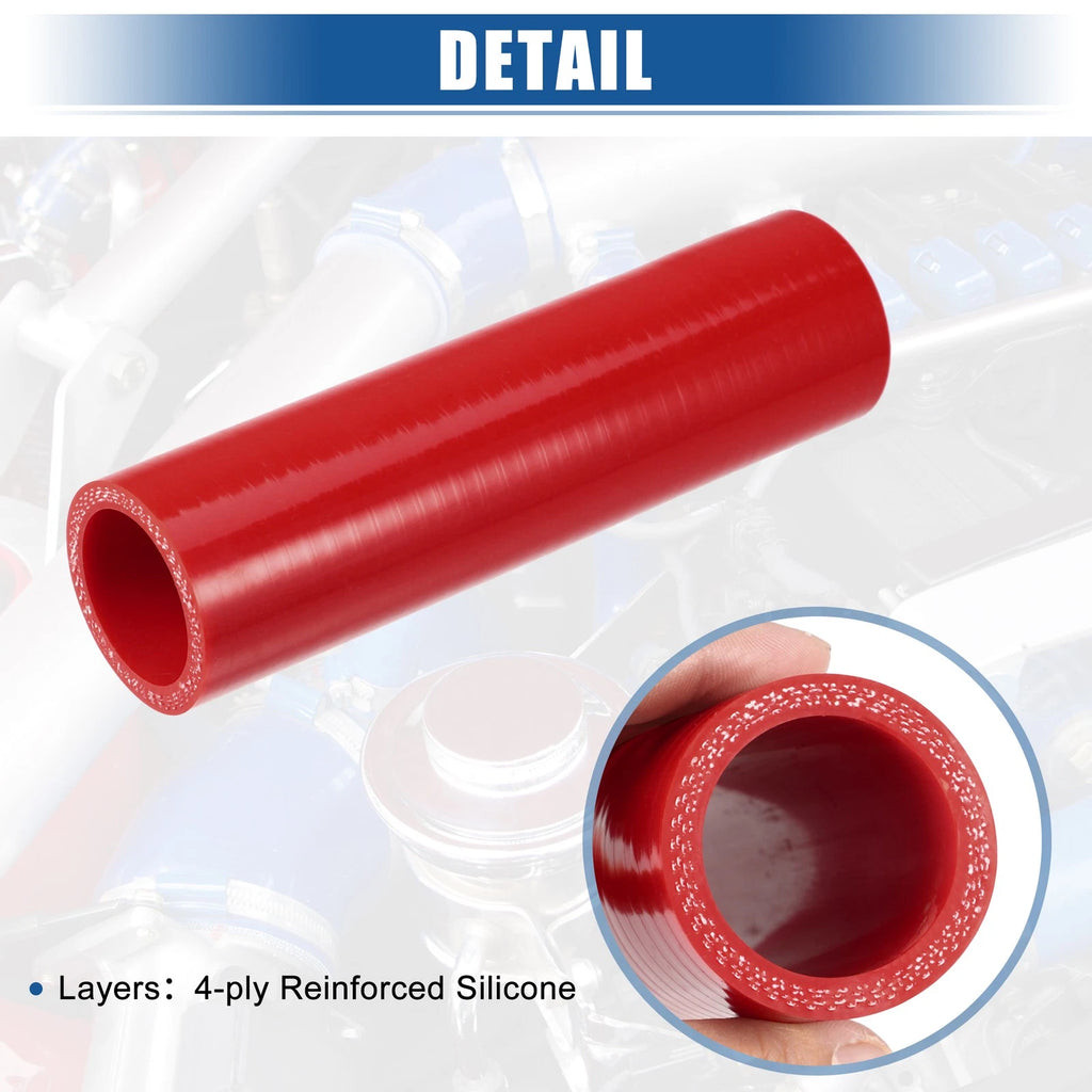 1.25" ID 6" Length Silicone Reducer Hose Coupler for Intercooler Red