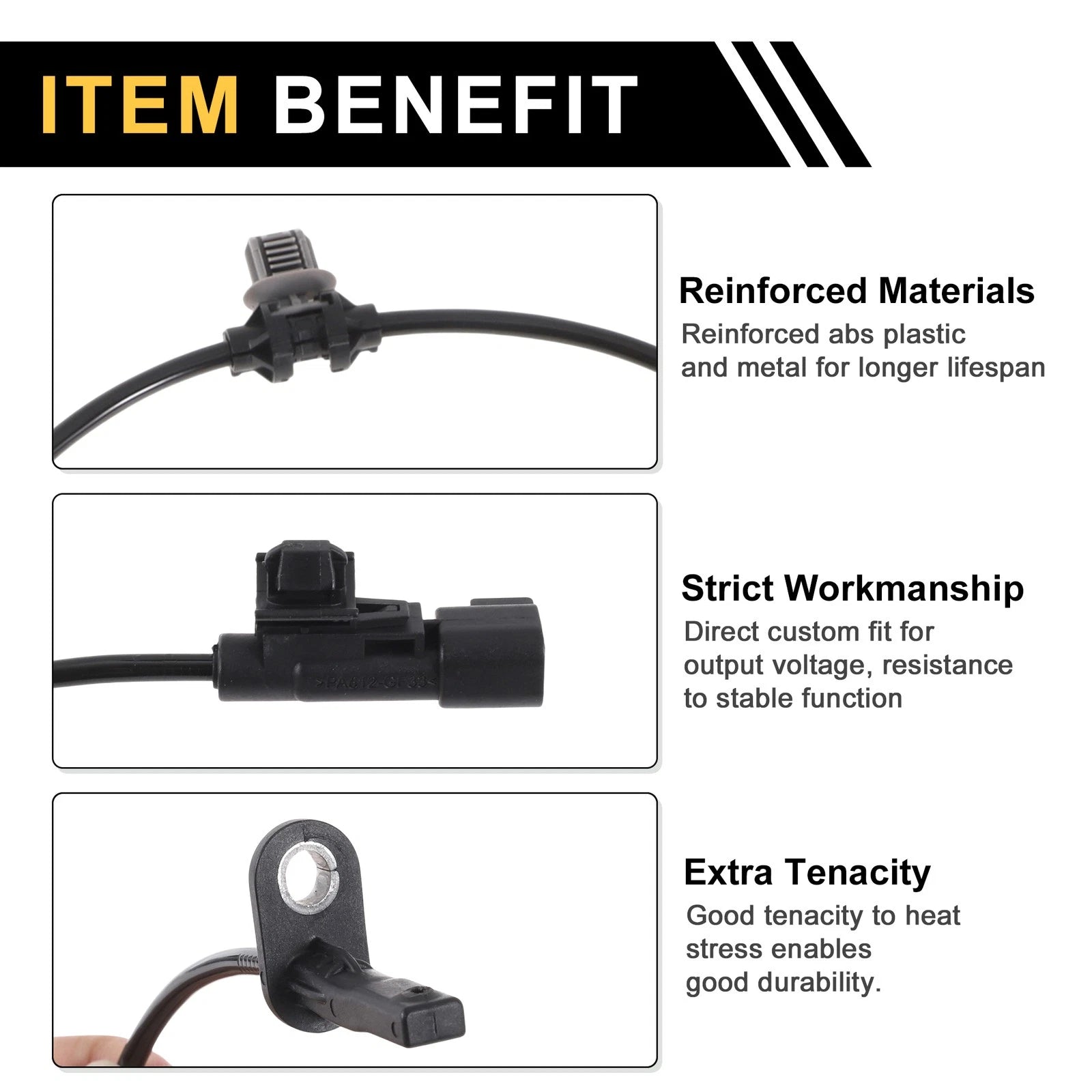 ABS Wheel Speed Sensor No. 84398358 for Cadillac XT6 (2020–2024)