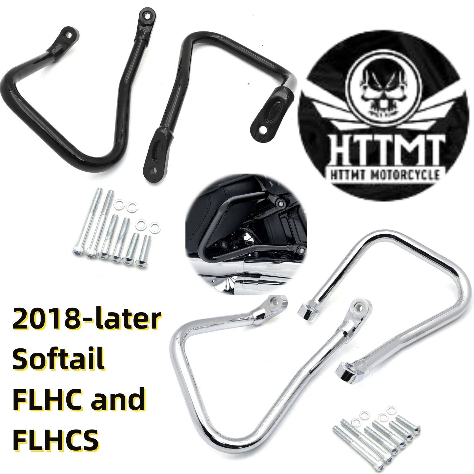 Saddlebag Guard for Harley Softail Heritage Classic FLHC FLHCS (2018–Present)