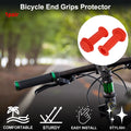 Bike Handlebar Grip Covers 95mm Lightweight for MTB (Orange) Pair (1)