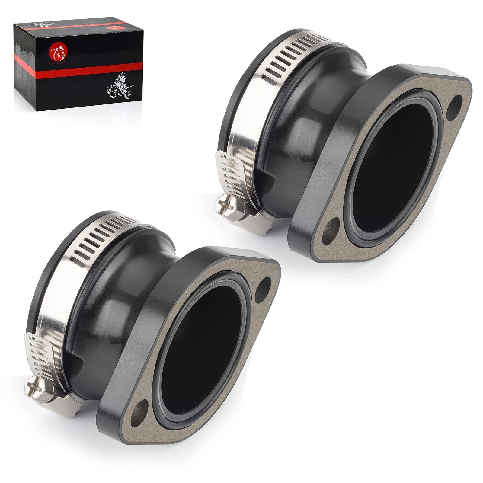 2 Intake Manifold Boot Flange for Polaris Indy 440 500 600 650 (1985–2000) 3084325