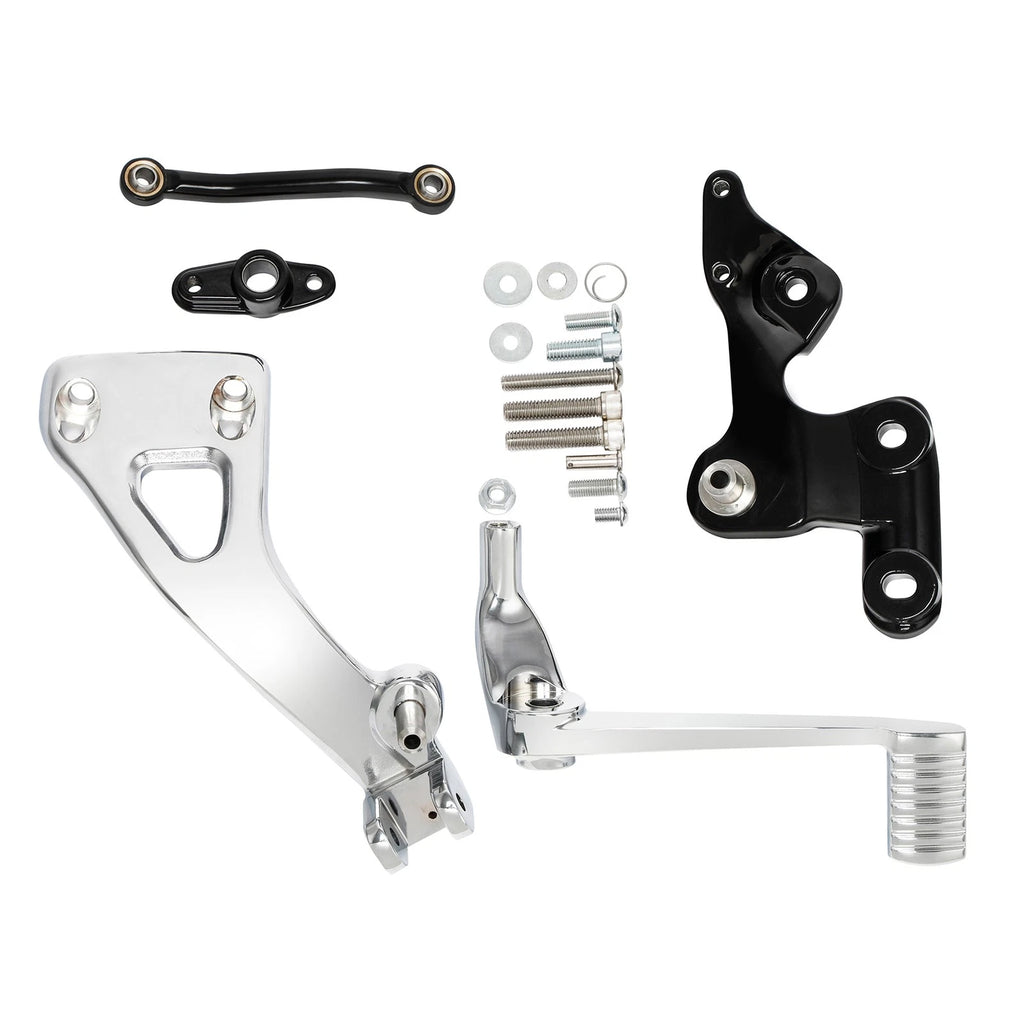 Chrome Mid Controls Brake Side for Harley Fat Bob Sport Glide (2018–2025)