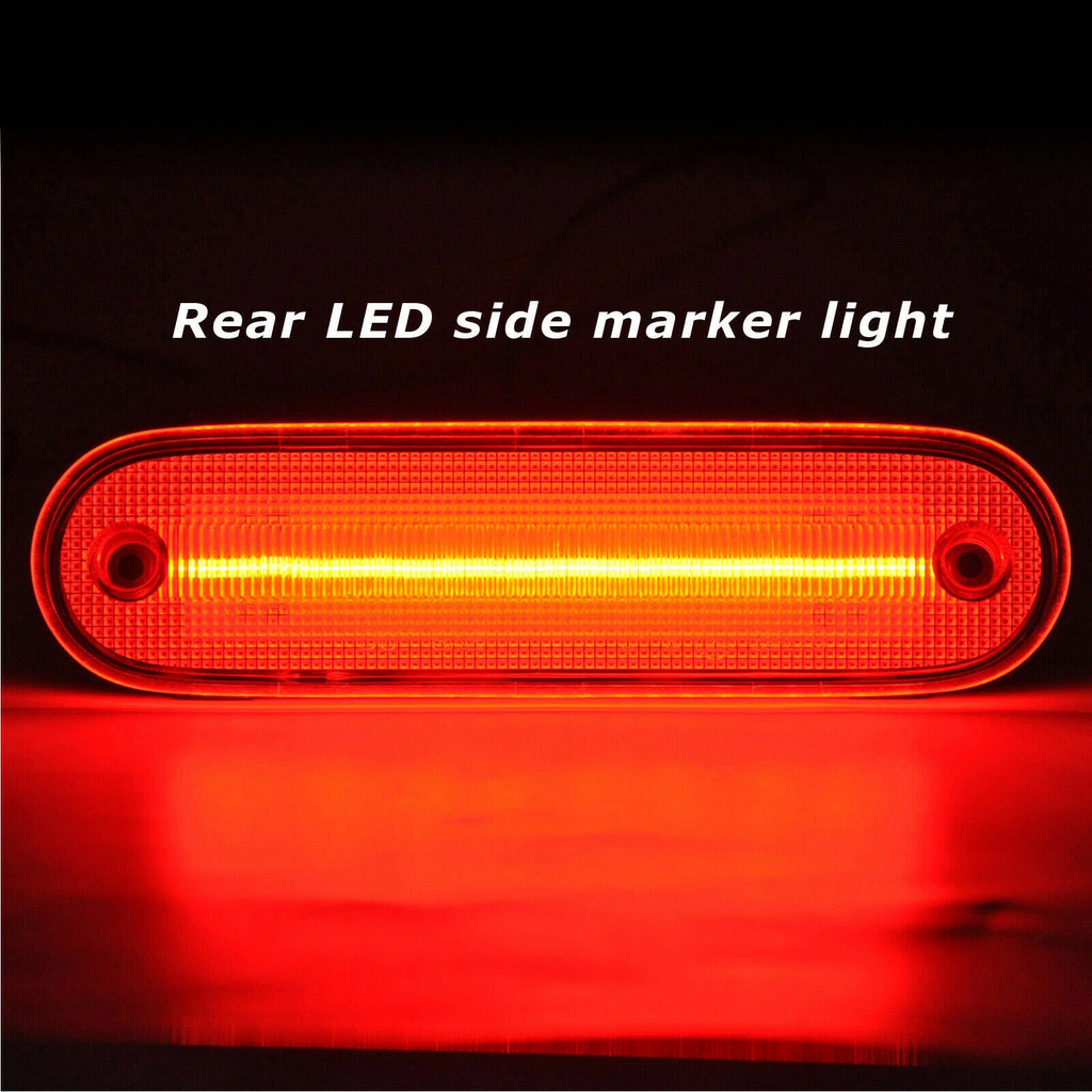 4X Clear LED Side Marker Light for Mazda MX-5 Miata (1990–2005)