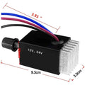 DC Motor Controller with Metal Heatsink for Compact Size Vehicles