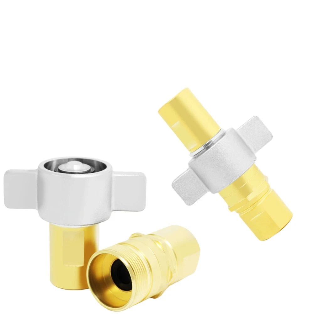 Threaded Brass Hydraulic Quick Connector for Vehicle (Cleaning Up to 70 MPa)